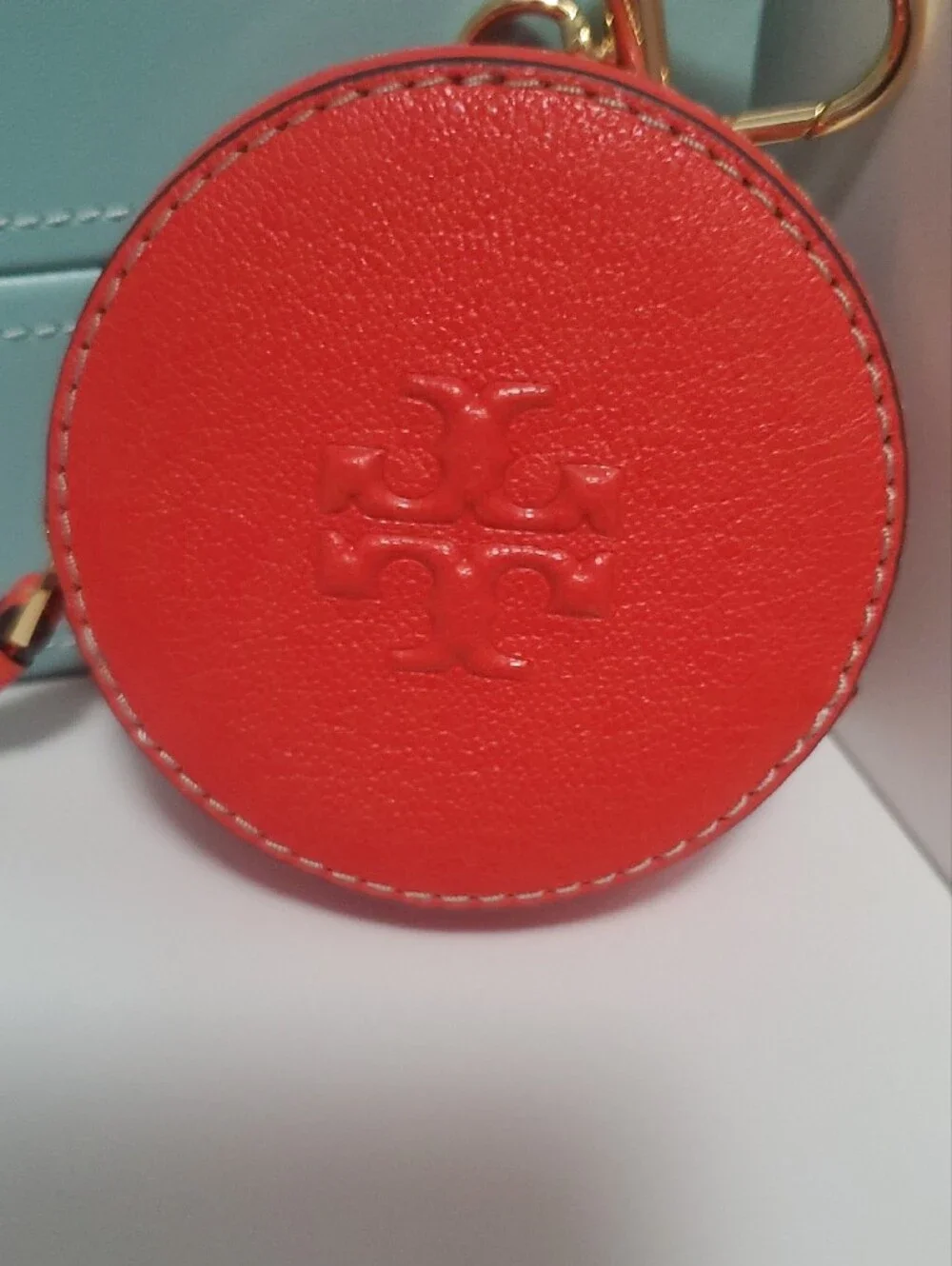 Tory Burch round leather